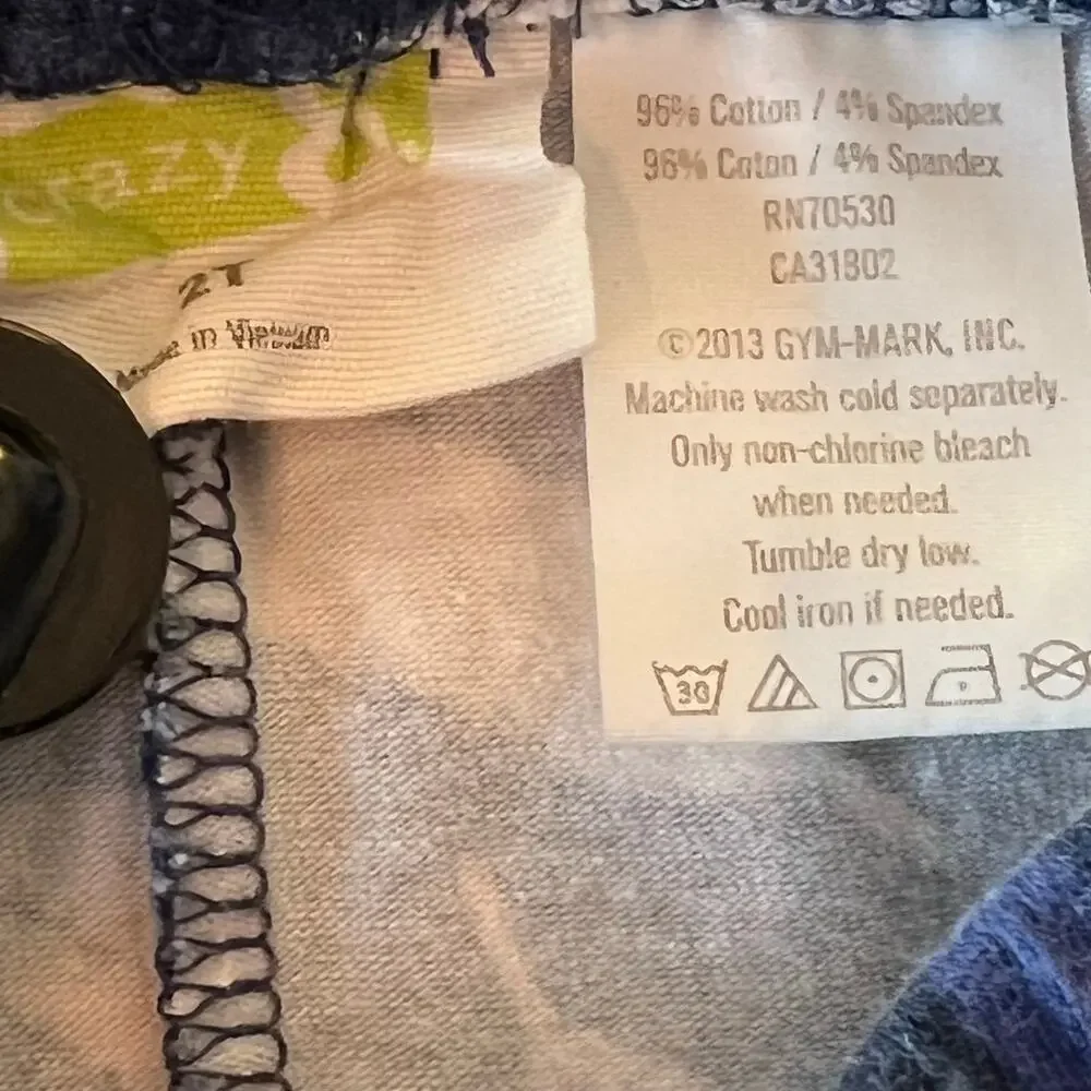 Girls’ Crazy 8/Carter’s leggings & biker shorts Size 2T